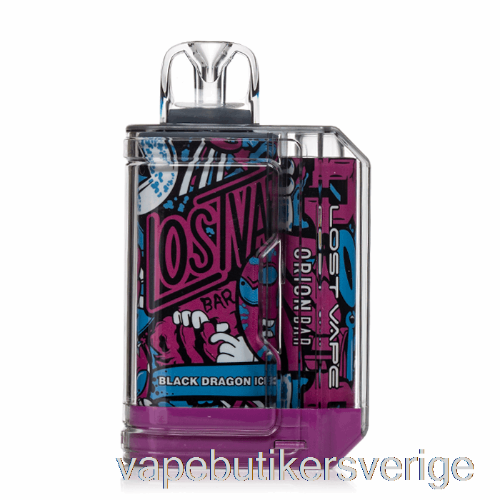 Vape Sverige Lost Vape Orion Bar 7500 Engångs Svart Dragonis